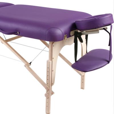 China Wooden modern folding massage tables&beds portable facial beauty salon spa bed for sale