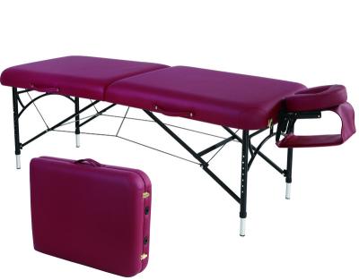 China Modern Aluminum Massage Tables Folding Portable Spa Bed Beauty Salon Facial Bed For Massage Spa Table Adjustable for sale