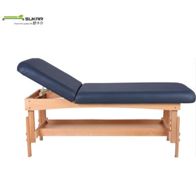 China Massage Table New Products Wooden Stationary Massage Couch for sale