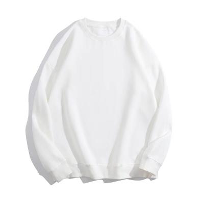 China Anti-pilling High Quality Custom Logo Sweatshirt Jumpers Vintage Suede Crewneck Embossed Sweaters for sale