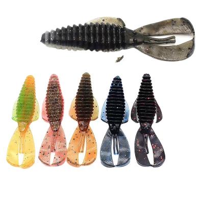 China Byloo China PVC Casting Luya 12cm Premium 15.5g Fishing Rod Lure Soft Fishing Lure With Fan Shape Tail for sale