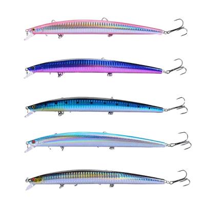 China Best Selling Durable Sea Fishing Equipment 3D Eyes Minnow Lures Fishing With Good Action for sale