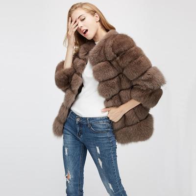 China 2021 Breathable High End Warm Sale Rabbit Fur Sweater Coat For Women for sale