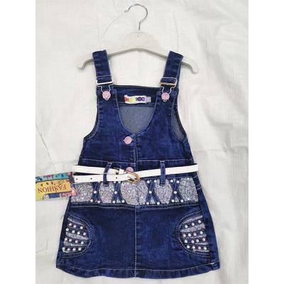 China Wholesale High Quality Summer Girls Breathable Denim Overalls Kids Soft Denim Overalls Girl's Breathable Jumpsuits for sale