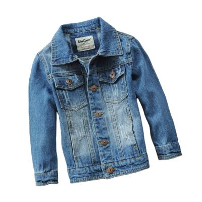 China Wholesale High Quality Modern Stylish Kids Star Profile Children's Clothing Denim Breathable Jacket for sale