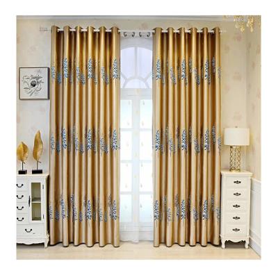 China 2021 Blackout Designs European American Jacquard Home Curtains For Living Room for sale