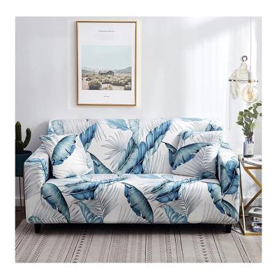 China 2020 modern hot sale 1 2 3 4 seat ektorp sectional shape stretch fabric elastic printed sofa cover for sale