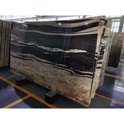 China Modern Natural Copacabana Granite Black Horse Casablanca Black Stone For Cabinet Top for sale