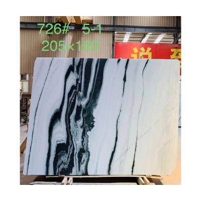 China Factory Price China Wholesale CLASSIC Panda White With Black Vein Marble Stone Slab And Tile for sale