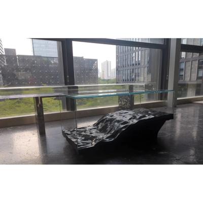 China Modern 3D Ocean Liquid Marble Polished Souvenirs Show Furniture for sale