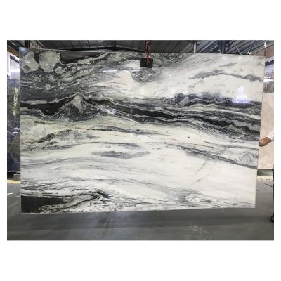 China The modern Brazilian polished the outrageous marble slabs of Bookmatched for sale