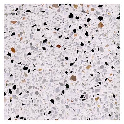 China Factory price low color modern durable high quality white terrazzo floor for sale