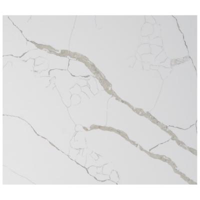 China Modern High Quality Quartz Stone Slab Gold Calacatta Artificial Stones For Kitchen Counter Top for sale