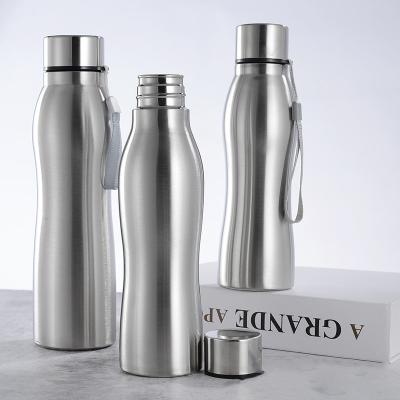 China Sustainable Water Bottle 1L Squash Shaped Stainless Steel Accessories Sport Metal Customized Box Anti Wall Hot Logo Style Time Outdoor Tea for sale