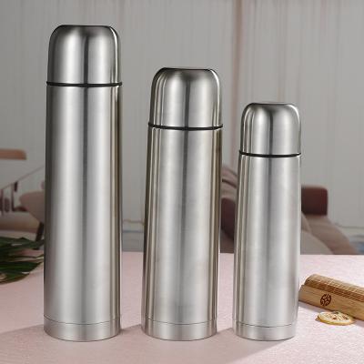 China Double-Wall Vacuum Stainless Steel PORTABLE Hot-selling Bullet Shaped Thermos Bottle for sale