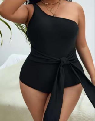 China Stock 2022 Breathable With Pad Tummy Control 4xl Swimwear Plus Size Swimsuit One Piece Beach Wear for sale