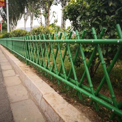 China Easily Assembled Bamboo Fence Design / Bamboo Fence Tube Imitation Fence for sale