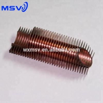 China Heater Parts Finned Copper Tube Suppliers For Heat Exchanger for sale