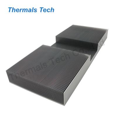 China Heat Sink Custom power high density fin passive heat sink for Telecommunication with length 280 mm for sale