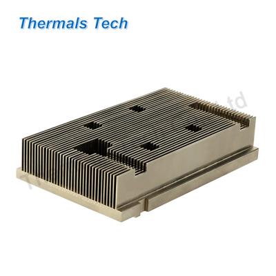 China Heat Sink Power bonded fin copper heat sink for New energy vehicle charging equipment for sale