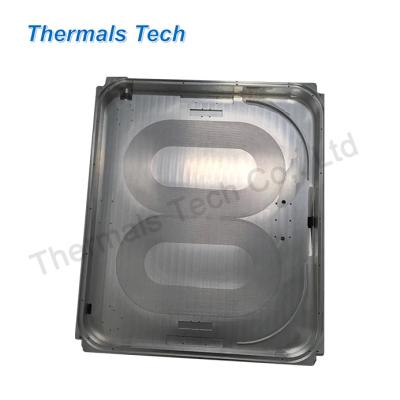 China Heater Parts Custom lasers water cold plate heatsink with 1200W power for liquid cooling system for sale