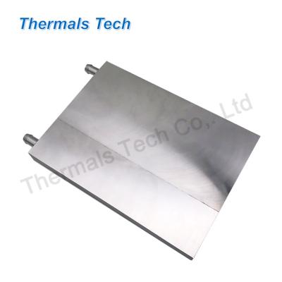 China Heater Parts Wholesale quality aluminum 80*80*15 mm liquid cold plate for standard electronic and IGBTs for sale