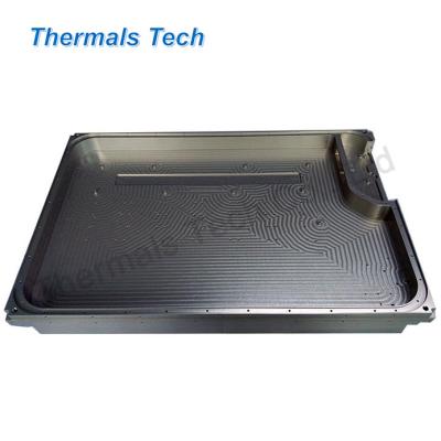 China Heater Parts 5000W power liquid cold plate for Laser projector or Laser emitter with large size 400*300 mm for sale