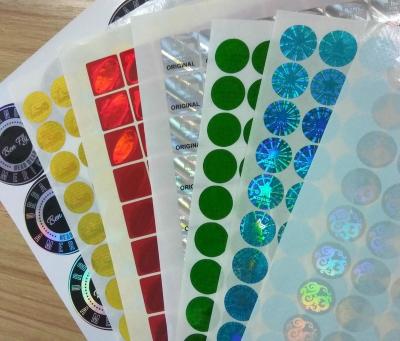 China Custom waterproof holographic paper reflective high visibility PVC sticker material/reflected high light/waterproof etc. for sale