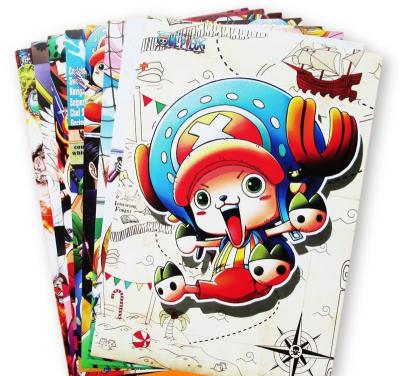 China Recycled Materials Cost Effective High Customize Different Sizes Cartoon Advertising Posters for sale