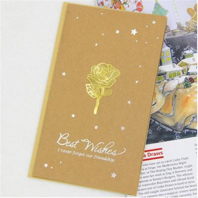 China Other Custom Silver Gold Foil Printing Happy Birthday Postcards Custom Greeting Cards for sale