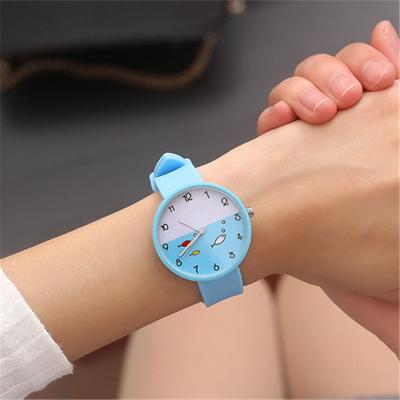 China Day/date cool and cute small jelly cartoon big children student quartz watch electronic quartz watch for sale