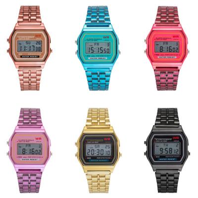 China Day/date sports children's electronic watch alarm clock multi-function ultra-thin luminous watch for sale