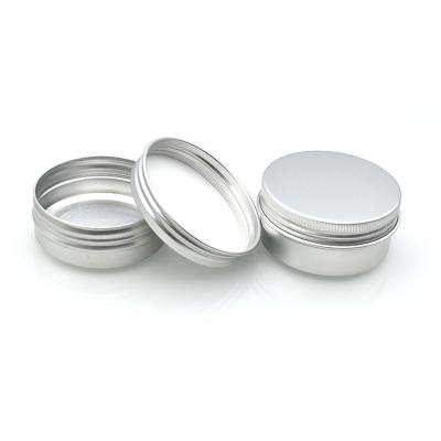 China 15g 30g 50ml 60ml 100ml Personal Care Empty Cosmetic Jar Cream Aluminum Tins For Skin Care Cream for sale