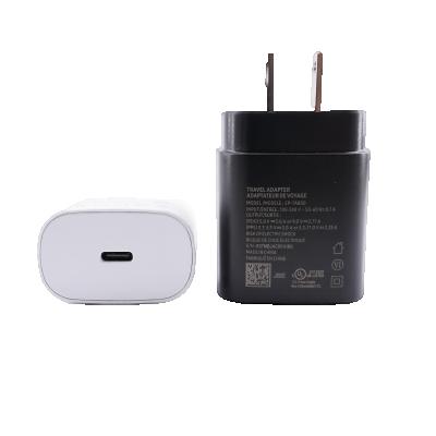 China PD25W For Samsung Note 10 9V USA Plug PD25W Fast Charger Travel Adapter Phone Wall Charger For Note 10 for sale