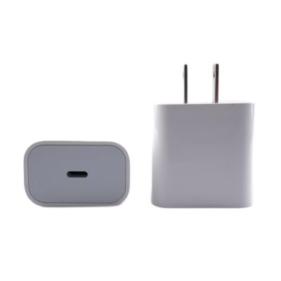 China PD20W For Apple 5V 3A Wall Charger US Plug Fast Charging Charger PD 20W For iPhone 12 for sale