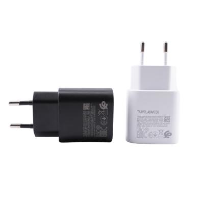 China OEM EU Plug Fast Charging Type-C Mobile Phone/Tablet/MP3/MP4/other Device Customized USB Mobile Phone Charger PD25W For Samsung Note20/S20 for sale