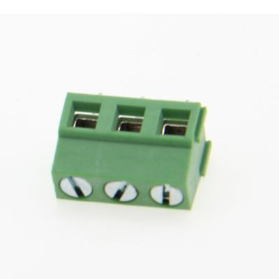 China Terminal Able Component Nylon Spacing 5 Pin 3 Bit PCB Terminal Flat Terminal Block for sale