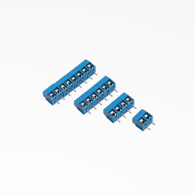 China 501.a2.wp Series - Mechanical Products High Temperature Resistant Screw With Spring Plate Crimping Vertical Cylindrical Pin PCB Terminal Series for sale