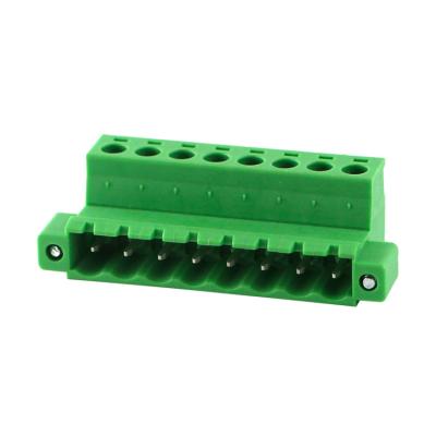 China Copper Alloy Connecting Device 5.08mm Pitch Terminal Block Electrical Outlets for sale