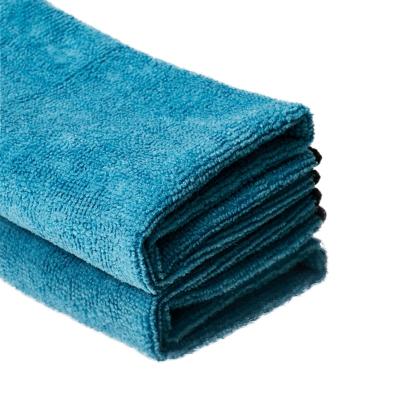 China High Quality Soft Stocked Microfiber Car Cleaning Cloth Terry Kitchen Long Absorbent Short Cleaning Towel for sale