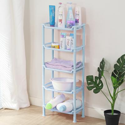 China High Quality Plastic Corner Rack Storage Rack Bathroom Shelf Toilet Kitchen Shelf Viable for sale