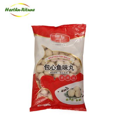 China Hot Selling Wholesale Low Sugar Frozen Fish Ball With Seafood Filling Product for sale