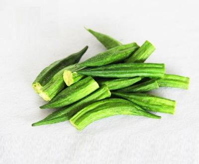 China Wholesale China Nutritious Price Dried Popular Delicious VF Okra Chips For Sale for sale