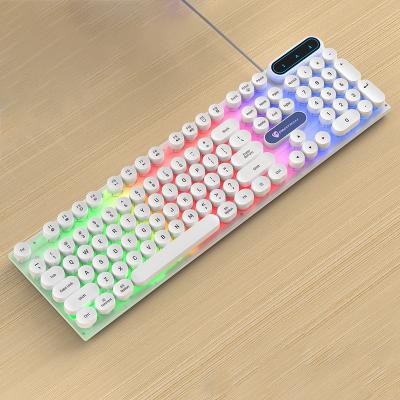 China For Cheap Price Hot Selling Professional Design Office Waterproof High Quality Usb Led Light Cable Mouse Gaming Keyboard Combos for sale