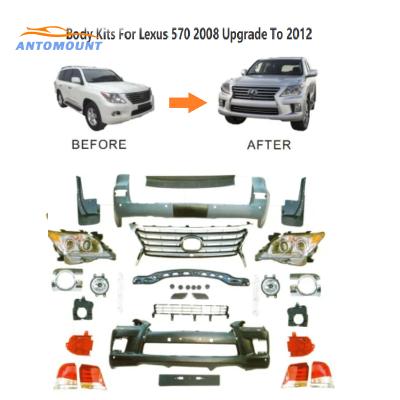 China New Arrival High Quality Kit Car Conversion Face Lift Body Kits For Lexus LX570 2010 Upgrade To 2020 Standard Size for sale