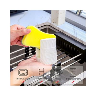 China Modern Design Construction Sponge Drain Rack Sponge Sink Viable Rational Rack For Kitchen for sale