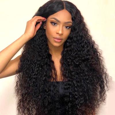 China Cheap Wholesale Human Virgin Human Hair Full Lace Wigs Brazilian Water Wave Hair Cuticle Front Closure Body Wave Full Aligned Lace Closure Hair Wig for sale