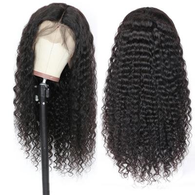 China Wholesale Factory Price BLI Water Wave Cuticle Aligned Unprocessed Brazilian Curly Hair Water Wave Wigs 13*4&4*4 for sale