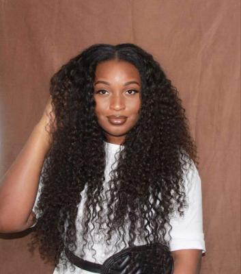 China Wholesale 10-40 Natural Hot Natural Mongolian Kinky Curly Human Hair Virgin Human Inch Extension Wig Virgin Beauty Wave Lace Front Wigs for sale