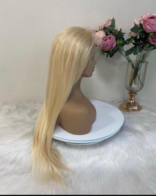 China Super Wave Remy Brazilian Wigs Straight Front 30 Inch Blow 40 Braids 613 Closure Highlighted Full Lace Wig 100% Virgin Hair Hd for sale